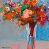Bouquet in Blue Room