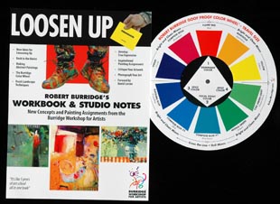 Loosen Up Studio Workbook and Color Wheel