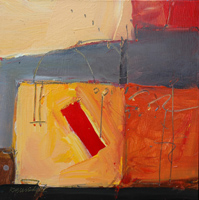 Abstract Acrylic Painting and Collage Retreat