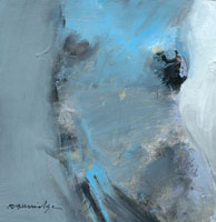 Contemporary Abstract Figurative Painting & Collage