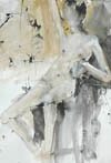 Seated Nude with Gold Halo