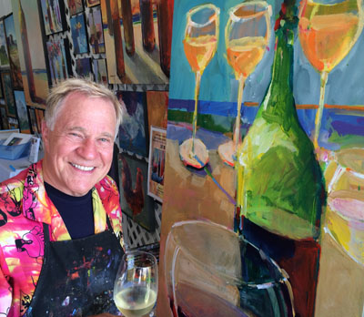 Bob Painting at Central Coast Wine Classic