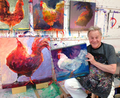 Bob and Chicken Paintings