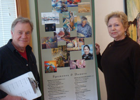 Bob and Gladys Bacon Rust, Exhibit Chair
