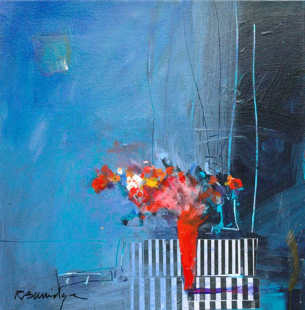 Red Vase
