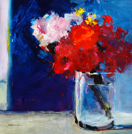 Bouquet in Window