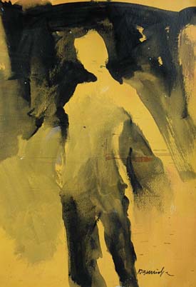 Gradated Figure - Rembrandt Lighting