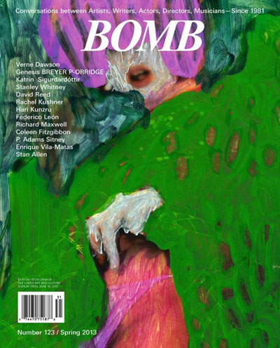 Bomb Magazine, Spring 2013
