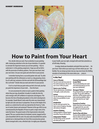 Painting from the Heart