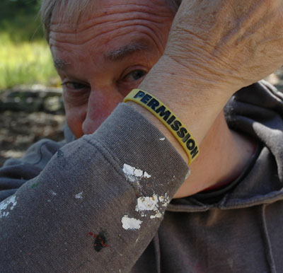 Permission Wrist Band