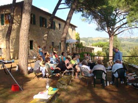 Afternoon Critique in Tuscany
