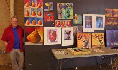 Bob at Demo - Venus Studio Art Supply
