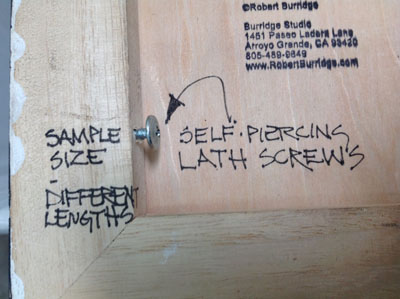 Self-Piercing Lath Screw Closeup