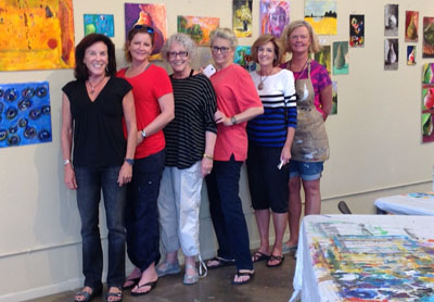 The girls at Venus Studio Workshop