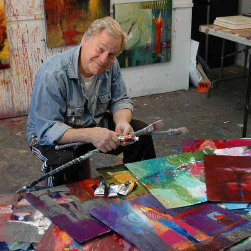 Bob in his Studio