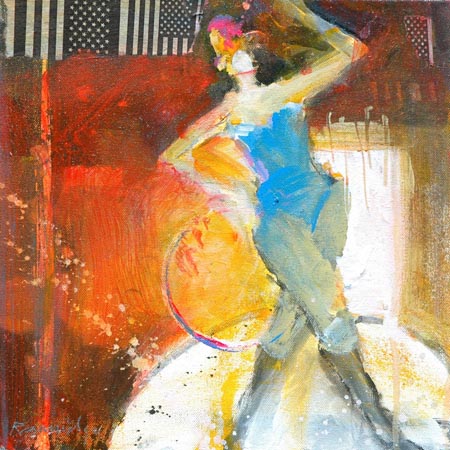 Blue Hoop Dancer