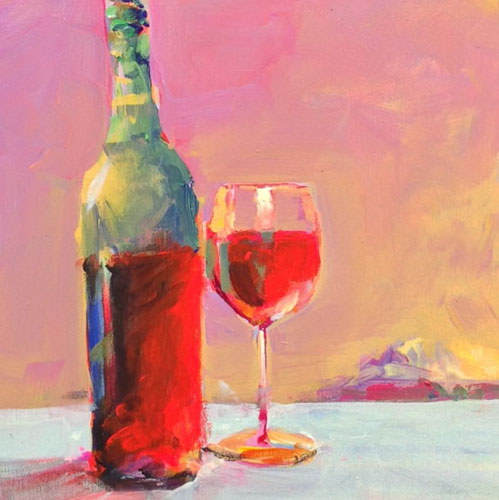 Red Wine/Pink Sky