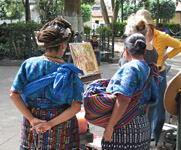 Woman Eyeing Gayels Painting