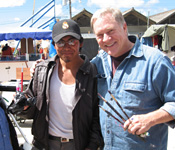 Bob and a Local Artist!