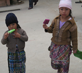 Children Enjoying Market