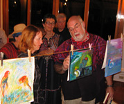Brenda, Roberta and Jim at the Soiree