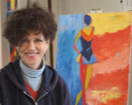 Elaine and her Dancer Painting!