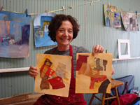 Zoe's Paint-Collages